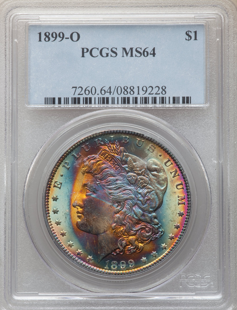 1899-O Morgan Dollar, PCGS MS-64