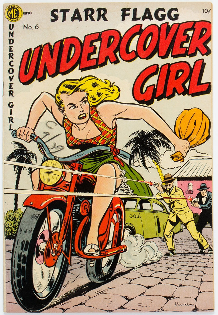 Undercover Girl #6, Uncertified FN+ 6.5, $1,140.00