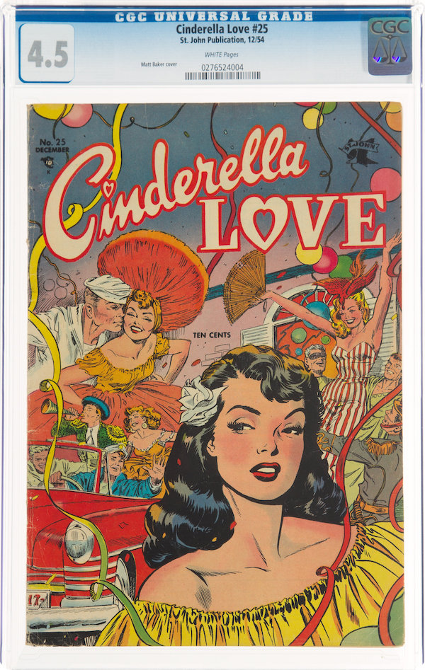 Cinderella Love #25, CGC VG+ 4.5, $16,800.00