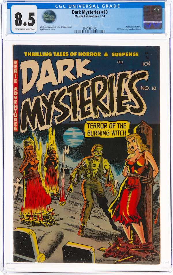 Dark Mysteries #10, CGC VF+ 8.5, $15,600.00