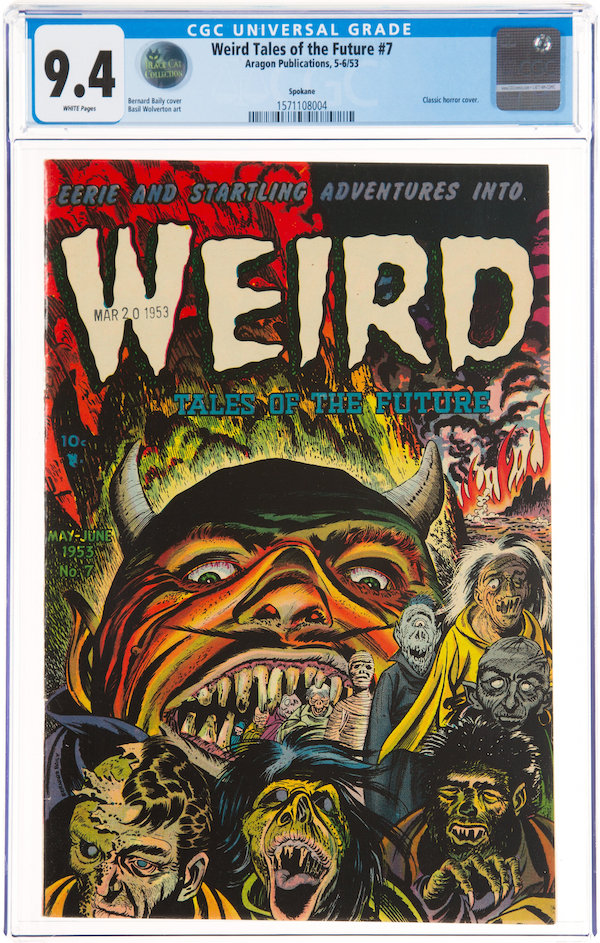 Weird Tales of the Future #7, CGC NM 9.4, $39,600.00