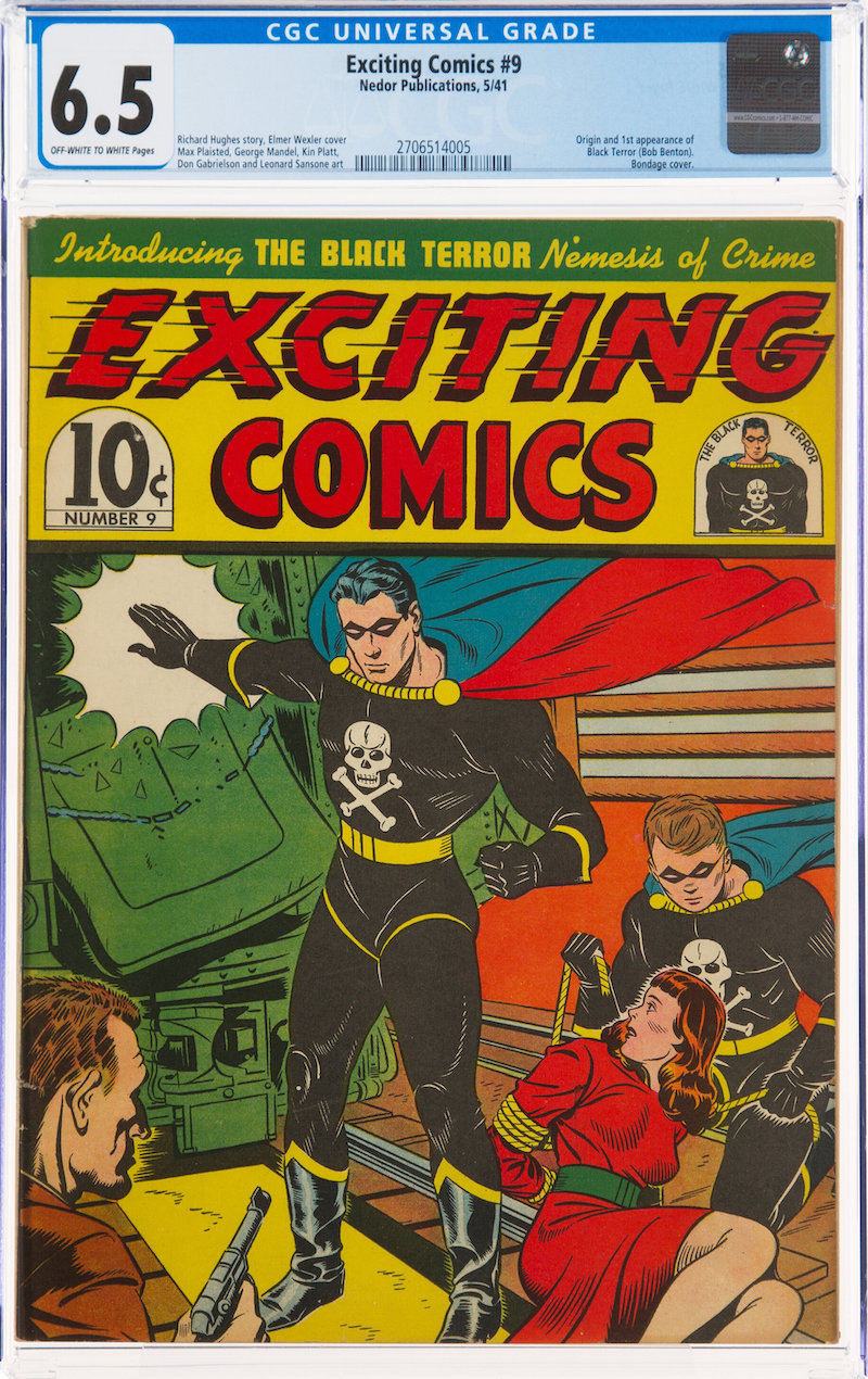Exciting Comics #9, CGC FN+ 6.5, $33,600.00
