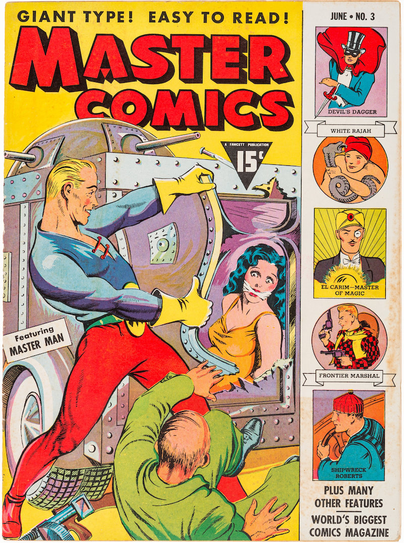 Master Comics #3 (Fawcett Publications, 1940) Uncertified FN 6.0, $4,080.00