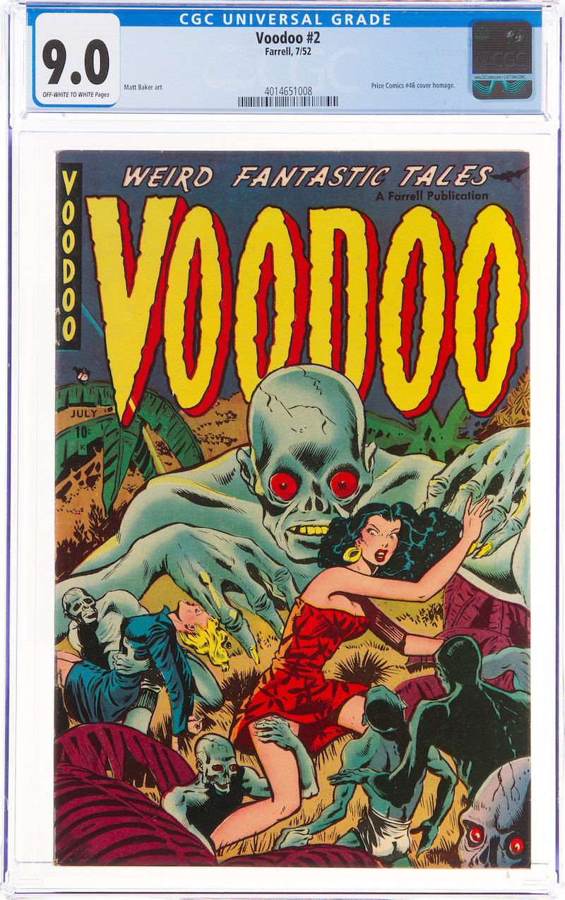 Voodoo #2 (Farrell, 1952) CGC VF/NM 9.0, $11,400.00