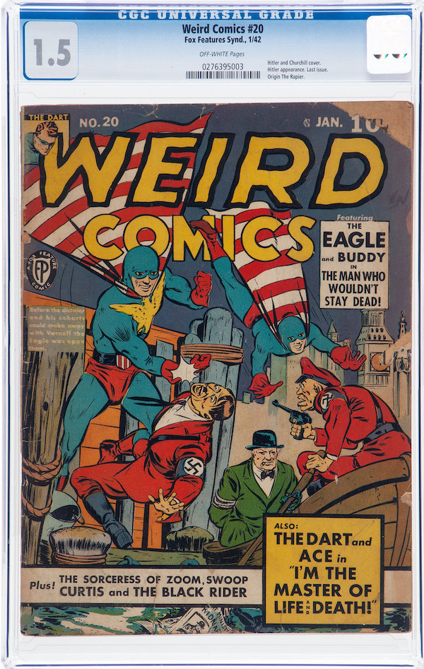 Weird Comics 20 CGC FR/GD 1.5