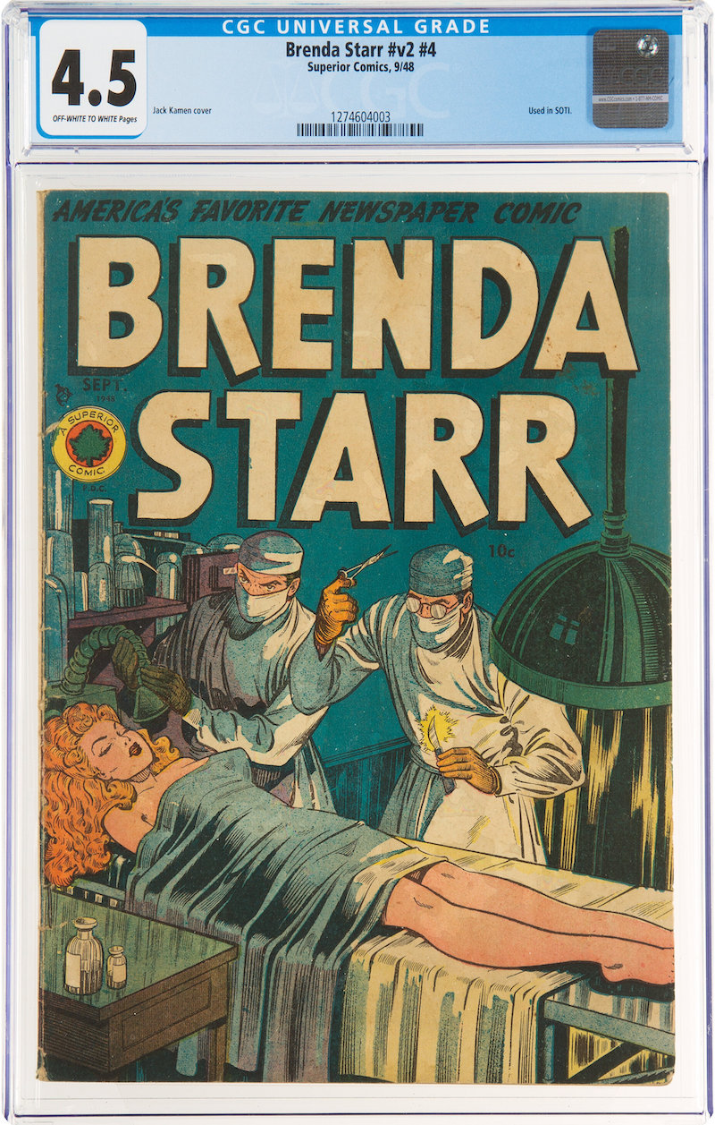 Brenda Starr V2 #4 (Superior Comics, 1948) CGC VG+ 4.5, $720.00