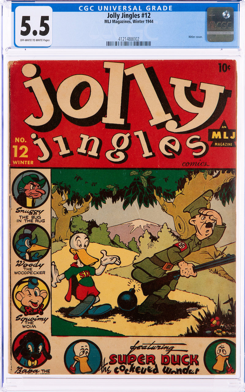 Jolly Jingles #12 (MLJ, 1944) CGC FN- 5.5, $5,040.00