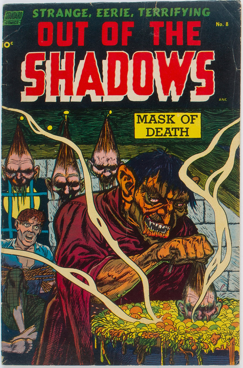 Out of the Shadows #8 (Standard, 1953) Uncertified VG 4.0, $3,720.00
