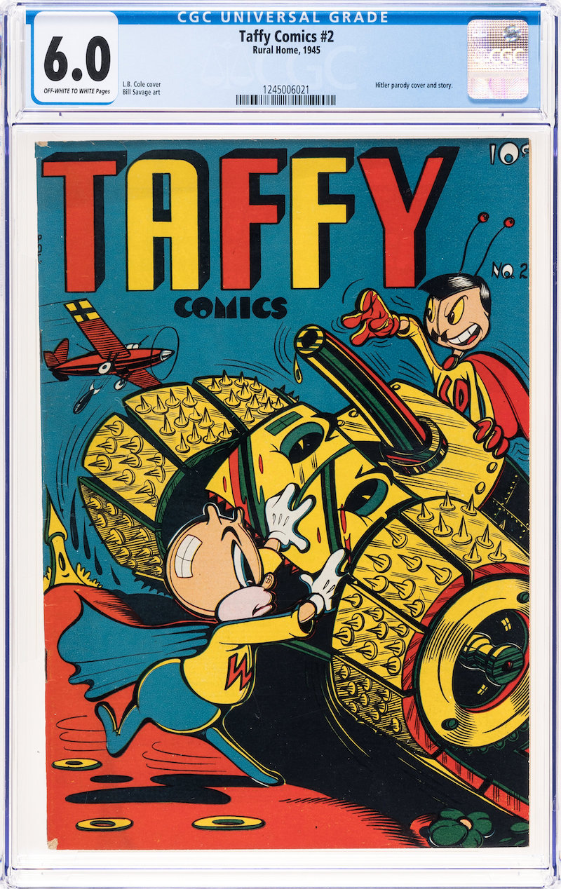 Taffy Comics #2 (Rural Home, 1945) CGC FN 6.0, $5,040.00