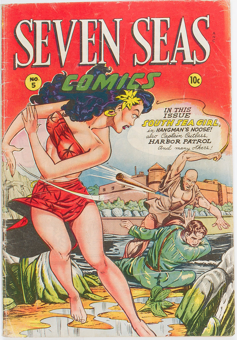 Seven Seas Comics #5 (Universal Phoenix Feature, 1947) Uncertified GD 2.0, $1,920.00