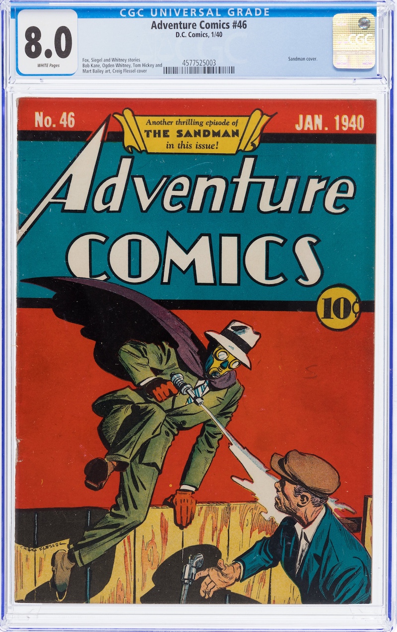 Adventure Comics #46 (DC, 1940) CGC VF 8.0, $50,400.0