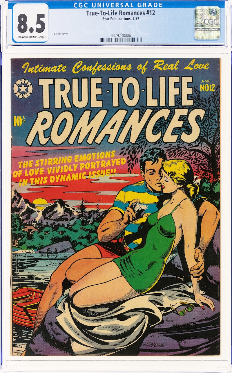 True-to-Life Romances #12 (Star Publications, 1952) CGC VF+ 8.5, $13,200.00