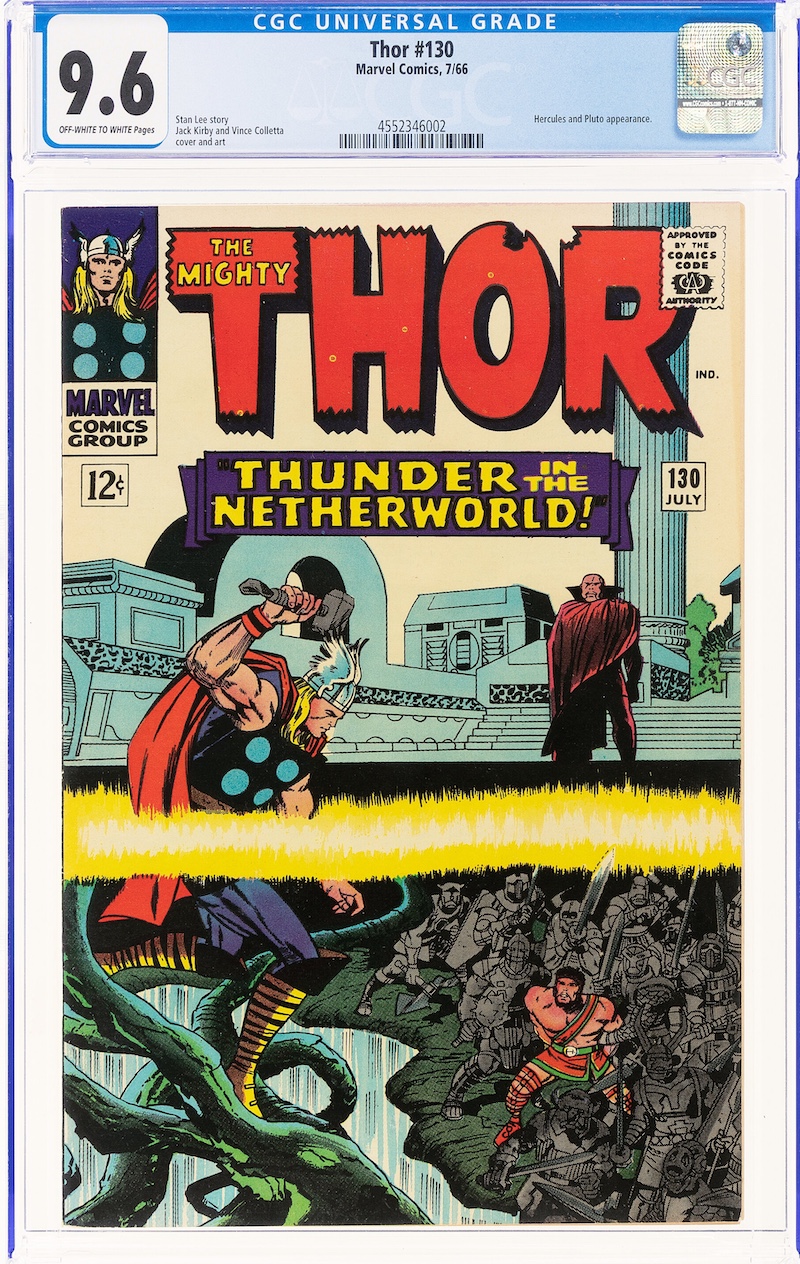 Thor #130 (Marvel, 1966) CGC NM+ 9.6, $216.00