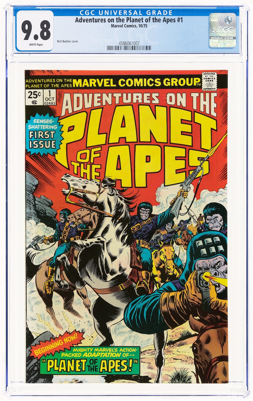 Adventures on the Planet of the Apes #1 (Marvel, 1975) CGC NM/MT 9.8, $195.20