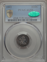 Half Dimes, Draped Bust 1802 LM-1