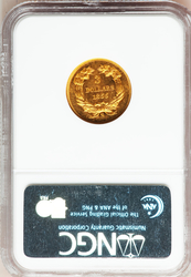 Three Dollar Gold Pieces 1855S Proof, Cameo Reverse (1854 - 1889) Coin Value