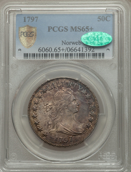 Half Dollars, Draped Bust 1797 Overton 101a