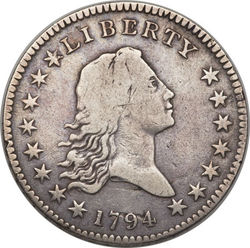 5. Half Dollars, Flowing Hair 1794 Overton 109