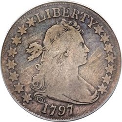 Half Dollars, Draped Bust 1797 Overton 102 Obverse (1796 - 1807) Coin Value