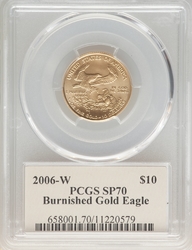 American Gold Quarter-Ounce Eagles 2006W Burnished, Thomas Cleveland Art Deco Reverse (1986 - ) Coin Value