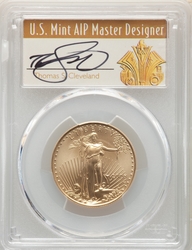 American Gold Half-Ounce Eagles 2006W Burnished, Thomas Cleveland Art Deco Obverse (1986 - ) Coin Value