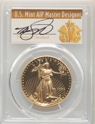 American Gold One Ounce Eagles 1993W Proof, Deep Cameo, Thomas Cleveland Art Deco Obverse (1986 - ) Coin Value