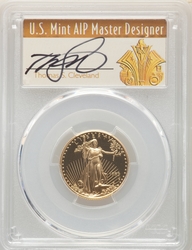American Gold Quarter-Ounce Eagles 1993P Proof, Deep Cameo, Thomas Cleveland Art Deco Obverse (1986 - ) Coin Value