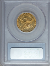 Half Eagles ($5.00 Gold Pieces), Capped Head to Left 1829 Small date Reverse (1813 - 1834) Coin Value