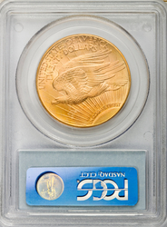 Double Eagles ($20.00 Gold Pieces), Saint-Gaudens 1927D Reverse (1907 - 1932) Coin Value