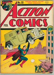 Action Comics #33 (1938 - 2011) Comic Book Value