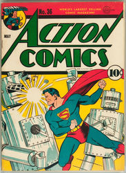 Action Comics #36 (1938 - 2011) Comic Book Value