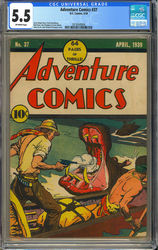 Adventure Comics #37 (1938 - 1983) Comic Book Value