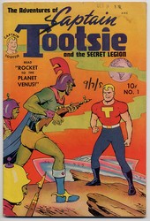 Captain Tootsie and the Secret Legion #1 (1950 - 1950) Comic Book Value