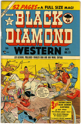 Black Diamond Western #21 (1949 - 1956) Comic Book Value