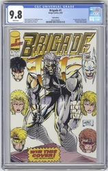 Brigade #1 Gold foil stamped logo edition (1992 - 1993) Comic Book Value
