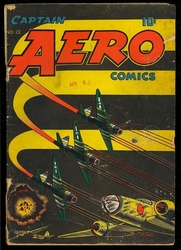 Captain Aero Comics #22 (1941 - 1946) Comic Book Value