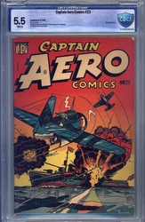 Captain Aero Comics #23 (1941 - 1946) Comic Book Value