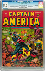 Captain America Comics #7 (1941 - 1954) Comic Book Value