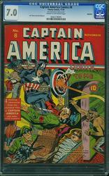 Captain America Comics #8 (1941 - 1954) Comic Book Value