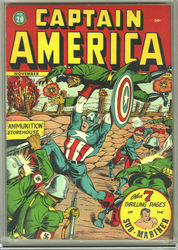 Captain America Comics #20 (1941 - 1954) Comic Book Value