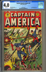 Captain America Comics #47 (1941 - 1954) Comic Book Value