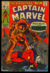 Captain Marvel #18 (1968 - 1979) Comic Book Value