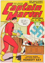 Captain Marvel Adventures #21 Without Miniature (1941 - 1953) Comic Book Value