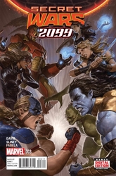Secret Wars 2099 #3 Rapoza Cover (2015 - 2015) Comic Book Value