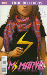 True Believers: Ms. Marvel #1 (2015 - 2015) Comic Book Value