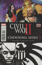 Civil War II: Choosing Sides #5 Shalvey & Stewart Cover (2016 - 2016) Comic Book Value