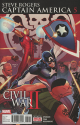 Captain America: Steve Rogers #5 Renaud Cover (2016 - 2017) Comic Book Value