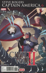 Captain America: Steve Rogers #6 Renaud Cover (2016 - 2017) Comic Book Value