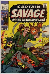 Capt. Savage And His Leatherneck Raiders #9 (1968 - 1970) Comic Book Value