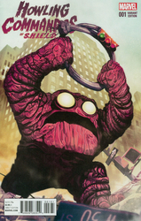 Howling Commandos of S.H.I.E.L.D. #1 Del Mundo 1:10 Kirby Monster Variant (2015 - 2016) Comic Book Value